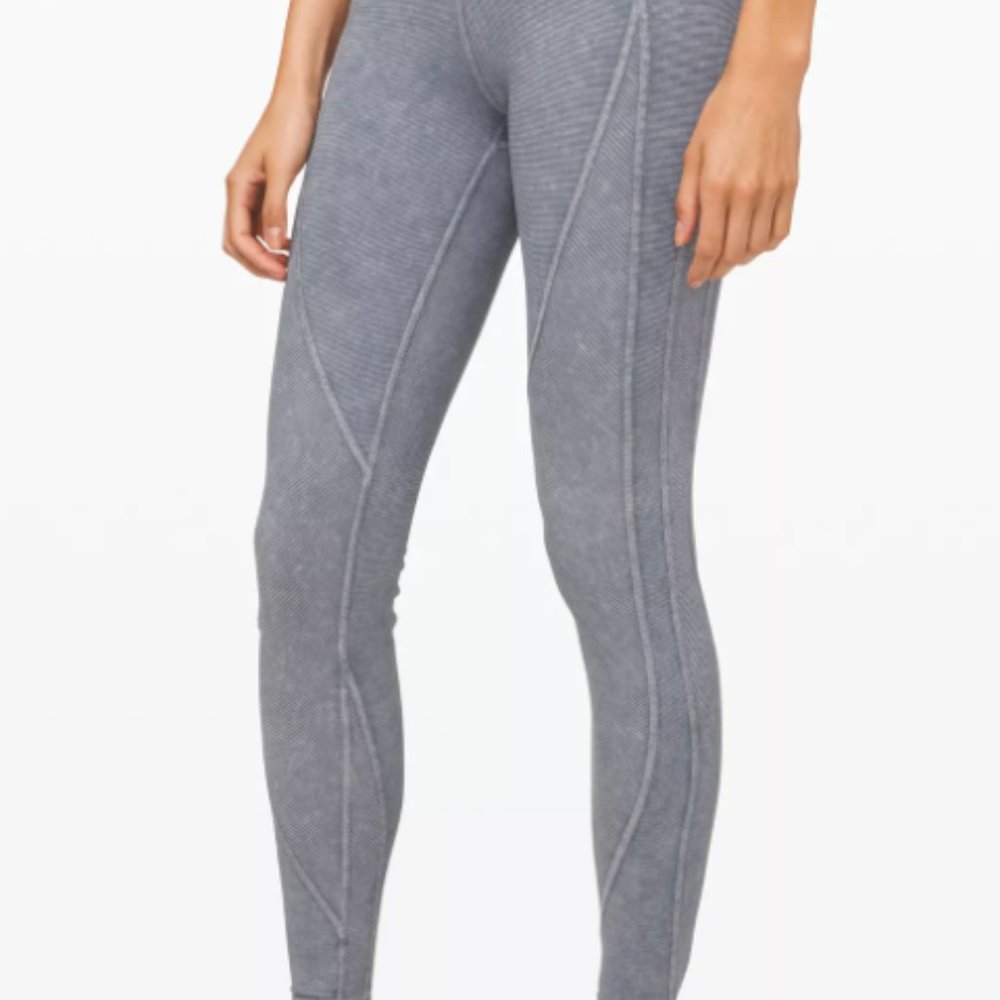 Lululemon ribbed wunder under leggings